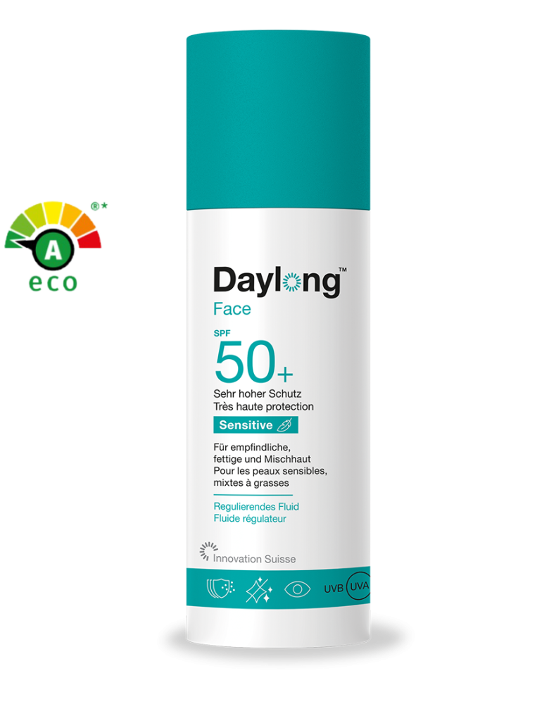 DAYLONG FACE SENSITIVE FLUIDE REGULATEUR SPF50+ 50ML