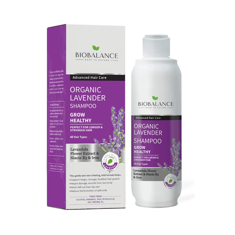 BIOBALANCE ORGANIC LAVENDER SHAMPOO 330ML
