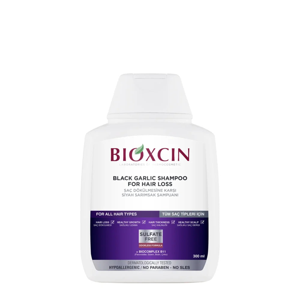 BIOXSINE SHAMPOOING VEGETAL A L'AIL NOIR 300ML
