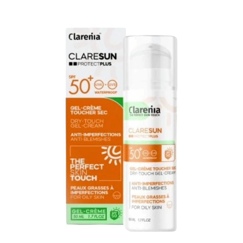 CLARENIA CLARESUN ECRAN GEL CREME TOUCHER SEC SPF50+ 50ML