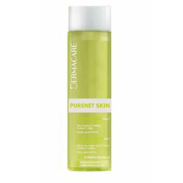 DERMACARE PURENET SKIN EAU MICELLAIRE 4EN1 A L'ACIDE GLYOLIQUE 200ML
