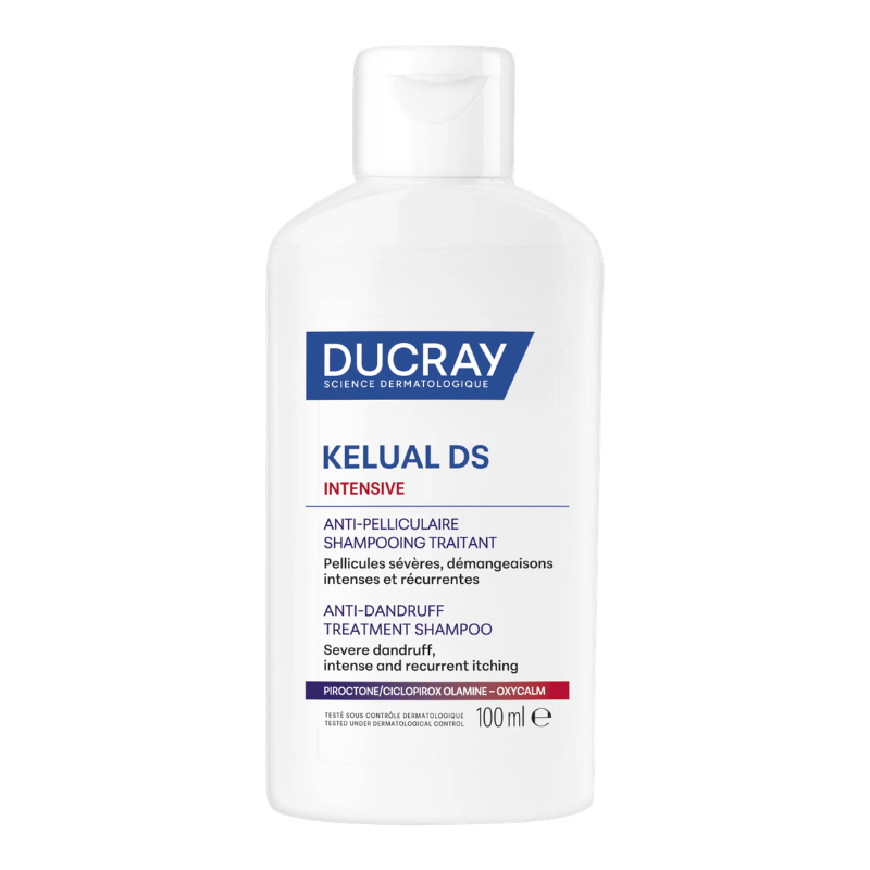 DUCRAY KELUAL DS INTENSIVE SHAMPOOING TRAITANT ANTI-PELLICULAIRE 100ML