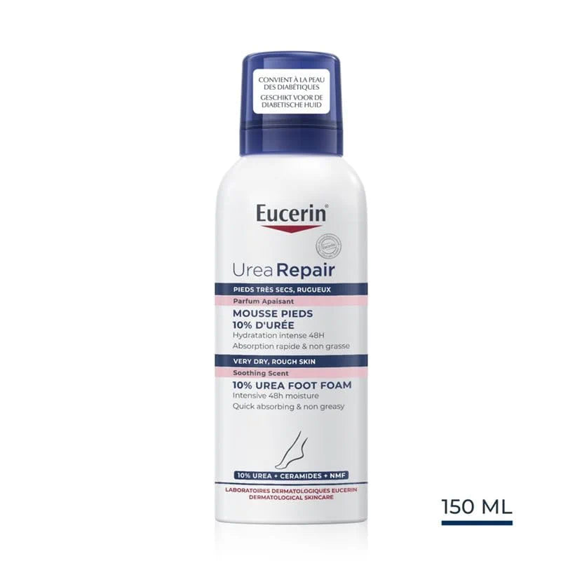 EUCERIN Urea Repair Plus Mousse Pieds 10% D’urée 150ml