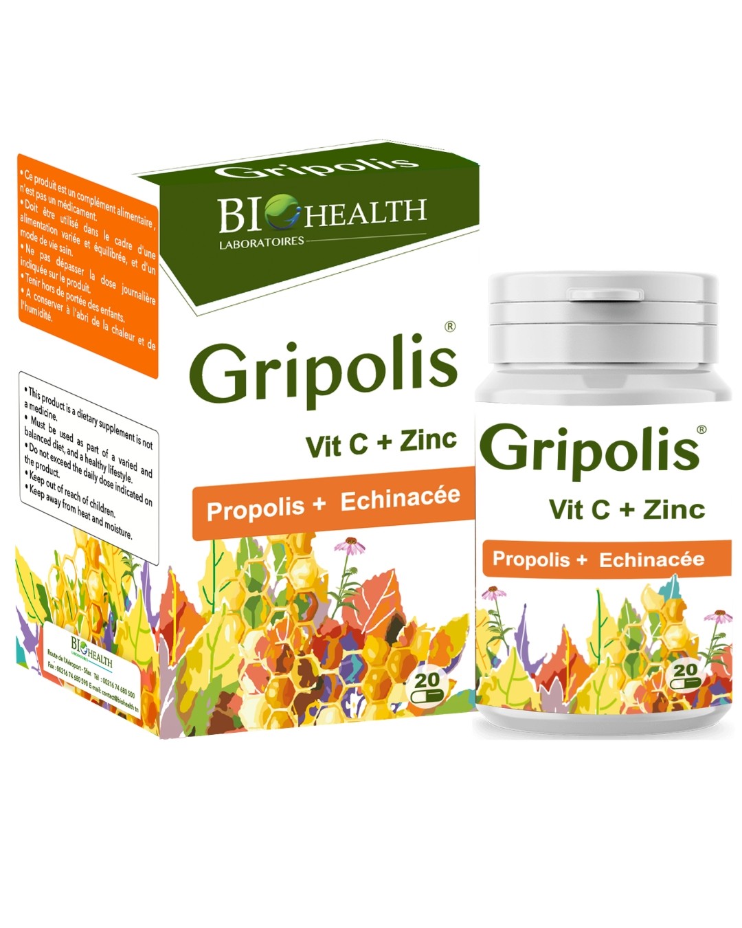 BIOHEALTH GRIPOLIS 20 GELULES