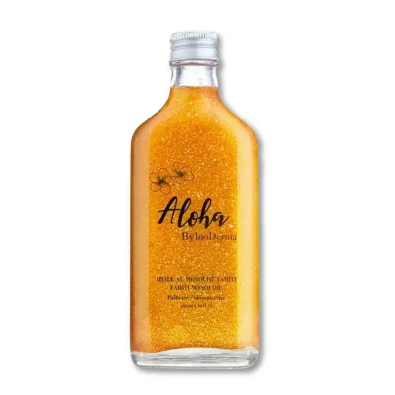 INODERMA ALOHA HUILE DE MONOI DE TAHITI Pailletee GOLD