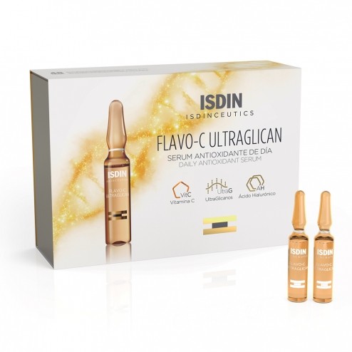 ISDIN ISDINCEUTICS FLAVO-C ULTRAGLICAN SERUM ANTIOXYDANT JOUR 10 UNIDOSES DE 2ML
