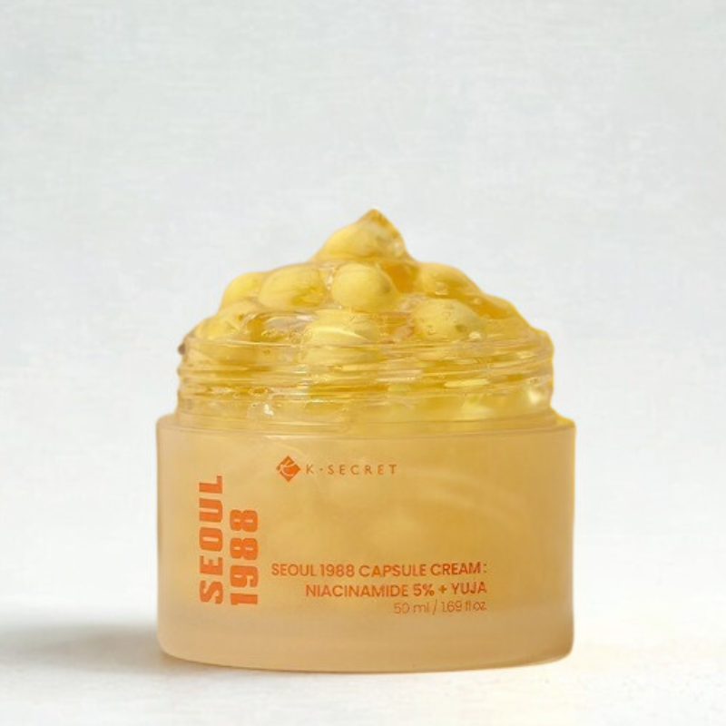 K-SECRET SEOUL 1988 CREME EN CAPSULES NIACINAMIDE 5%+YUJA 50ML