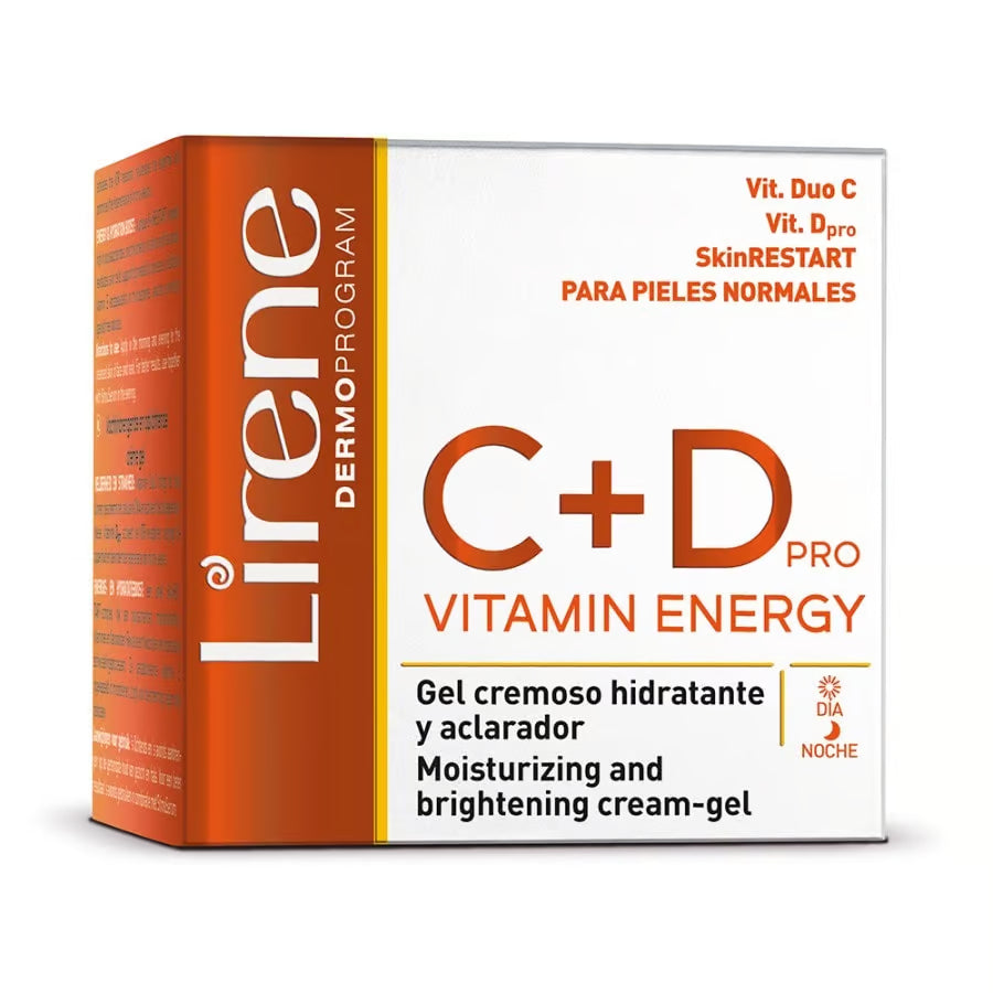 LIRENE C+D PRO VITAMIN ENERGY GEL-CREME PEAUX NORMALES À MIXTES 50ML