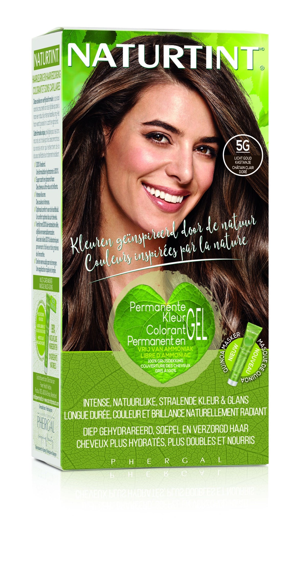 NATURTINT COLORATION PERMANANTE 5G CHATAIN CLAIR DORE 170 ML