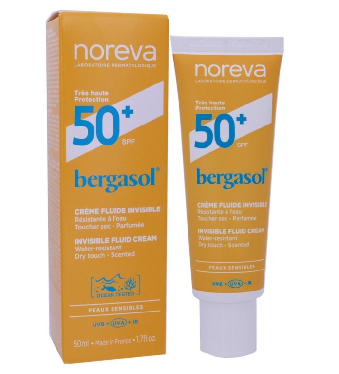 NOREVA BERGASOL CREME FLUID INV SPF50 50 ML