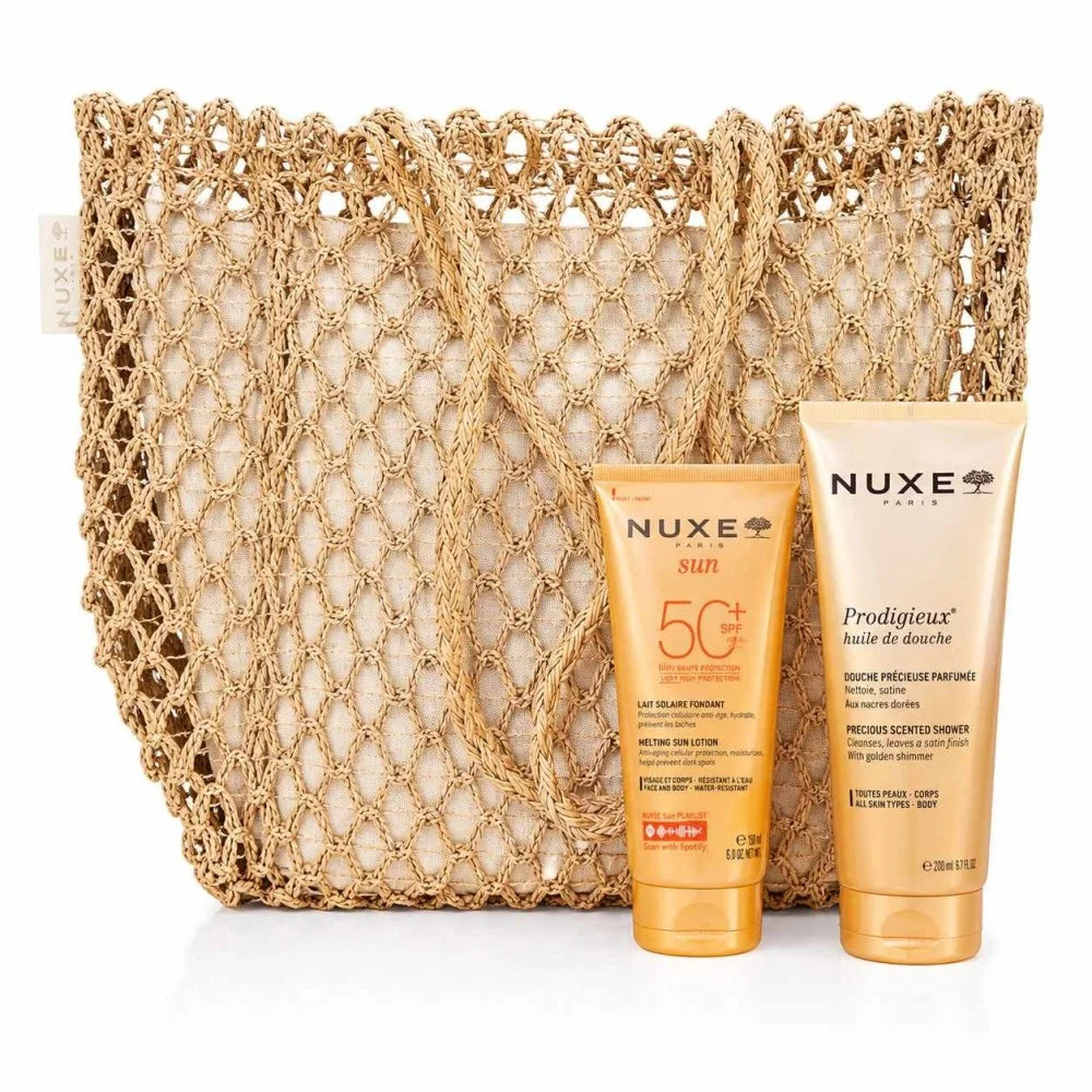NUXE Lait Solaire SPF50+ + Huile de Douche + Sac OFFERTS
