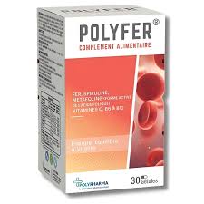 POLYPHARMA POLYFER 30 CAPSULES