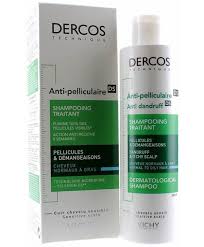 VICHY DERCOS ANTI PELLICULAIRE SHAMPOOING TRAITANT CHEVEUX NORMAUX A SECS 200ML