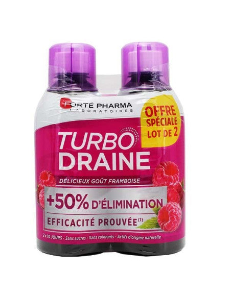 FORTE PHARMA TURBO DRAINE DUO FRAMBOISE (-50% SUR LE 2 EME