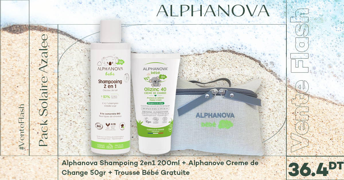 Pack Bébé Alphanova – Spécial douceur pour la peau de bébé !