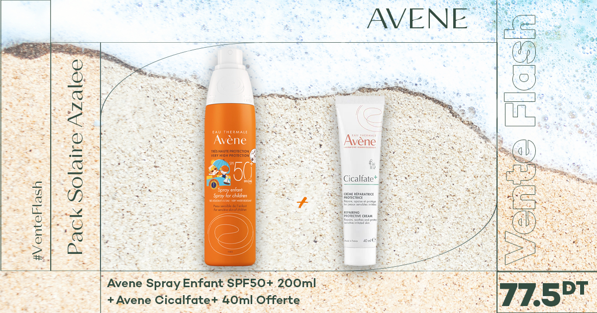 Avéne spray enfant 200ml spf 50+ + avene cicalfate 40ml Gratuit