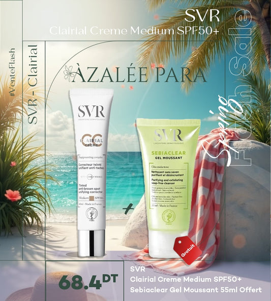 SVR CLAIRIAL CC CREME MEDIUM SPF50+ 40ML