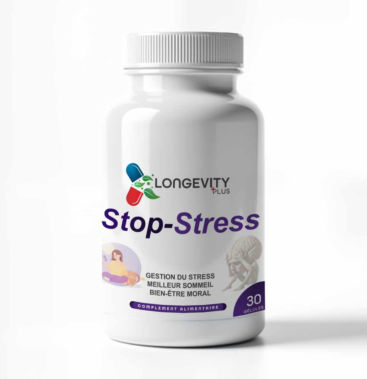 Longivity  Plus Stop-Stress 30 Gélules