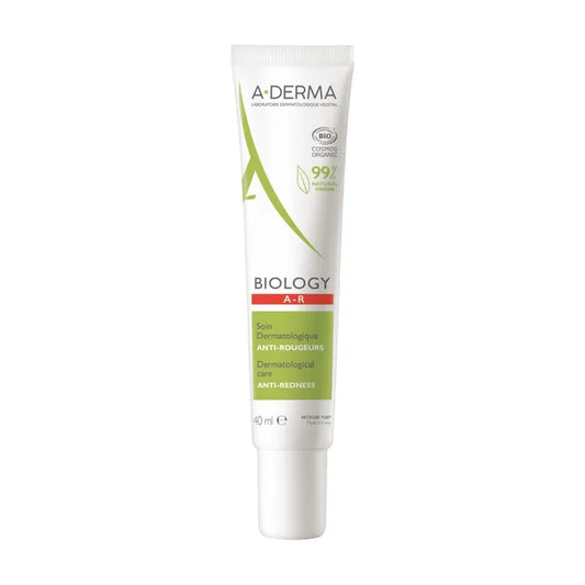A-DERMA BIOLOGY A-R SOIN ANTI ROUGEURS PEAUX A TENDANCE COUPEROSIQUE 40ML