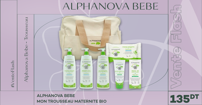 ALPHANOVA SAC DE MATERNITÉ FLEUR D'ORANGER