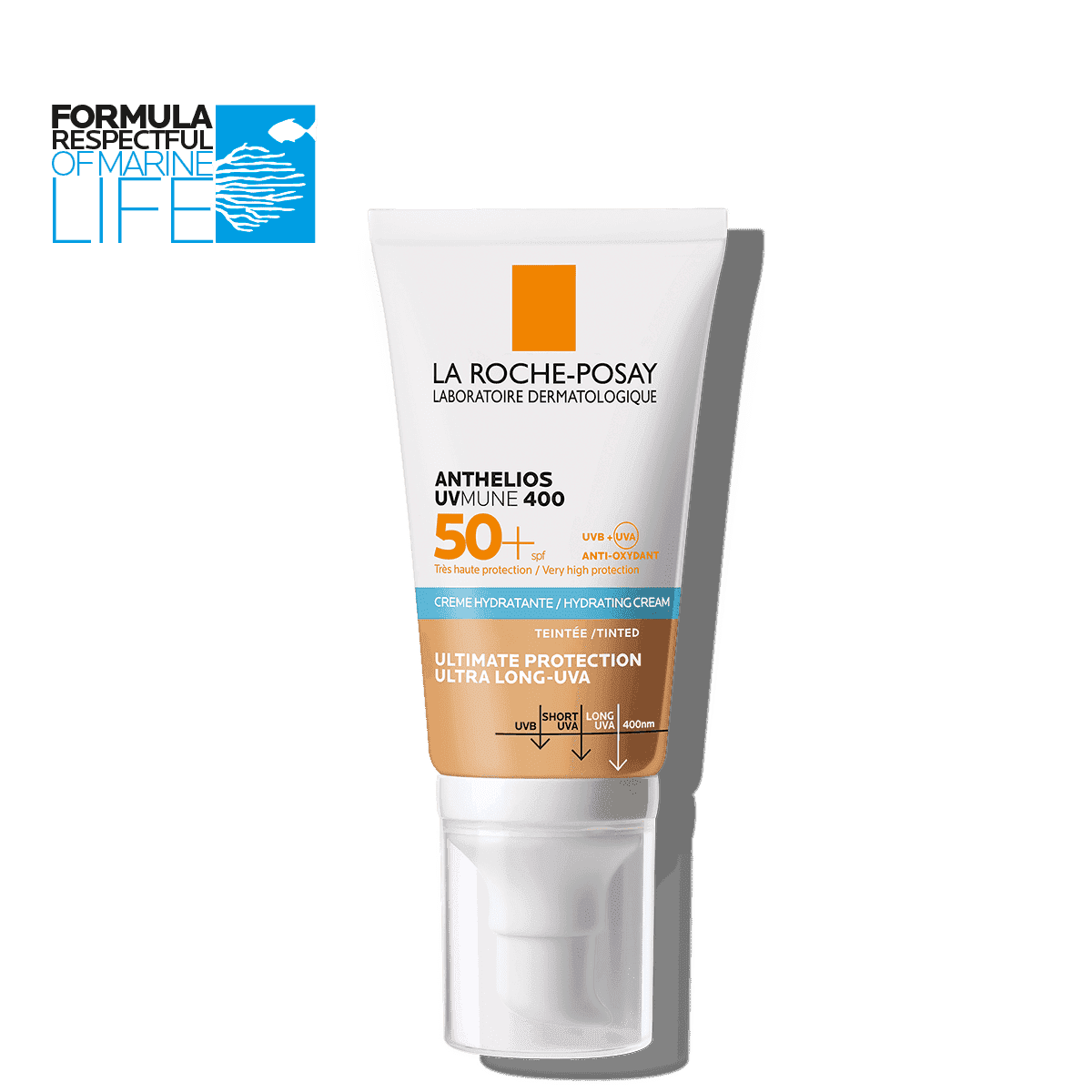 LA ROCHE POSAY ANTHELIOS UVMUNE 400 CREME HYDRATANTE TEINTEE SPF50+ 50ML