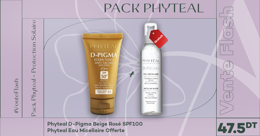 PHYTEAL DPIGMA Ecran Beige Rosé SPF100+ 50ml + DPIGMA Eau Micellaire 150ml Offerte