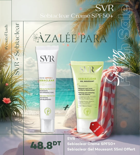 SVR SEBIACLEAR CREME SOLAIRE MATIFIANTE SPF50 40ML