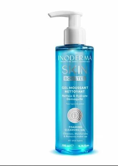 INODERMA SKIN BOOSTER GEL MOUSSANT NETTOYANT 200 ML