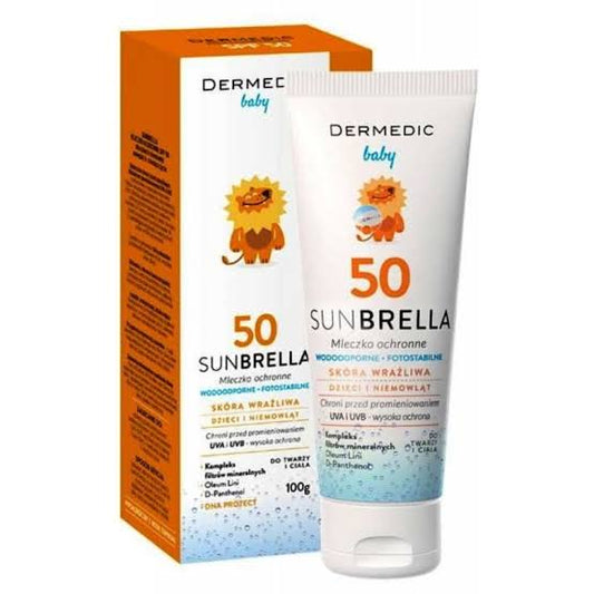 DERMEDIC SUNBRELLA Baby Lotion solaire minérale SPF50+ 50ML