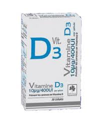 Vital Vitamine D3 Gélules BT30