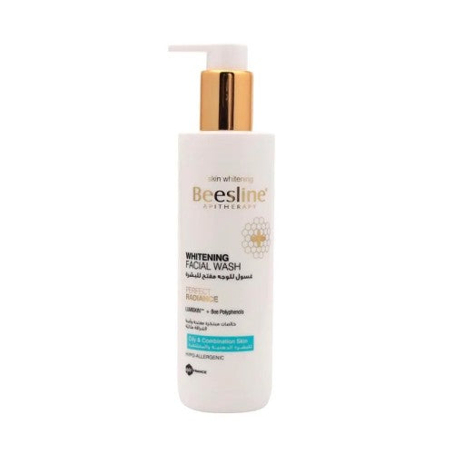 BEESLINE GEL NETTOYANT ECLAIRCISSANT VISAGE Peaux  Mixte/Grasse 250ML
