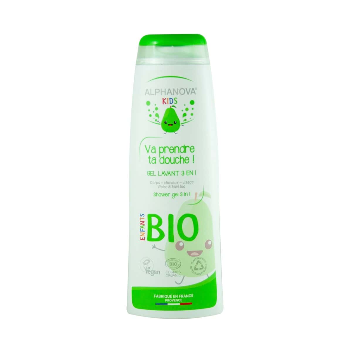 ALPHANOVA KIDS GEL LAVANT POIRE+FRAISE 250 ML