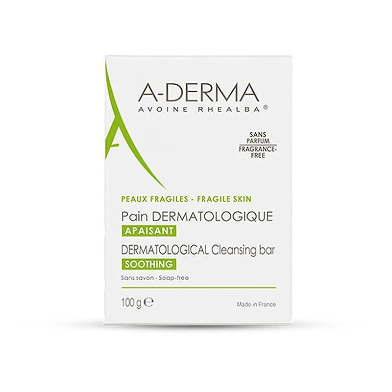 A-DERMA PAIN DERMATOLOGIQUE AU LAIT D'AVOINE 100G