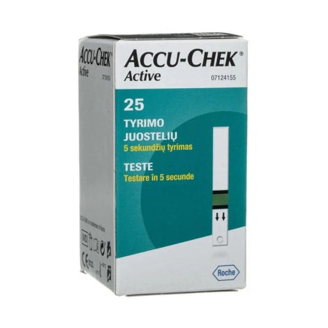 ACCU-CHEK ACTIVE BANDELETTES BOITE DE 25