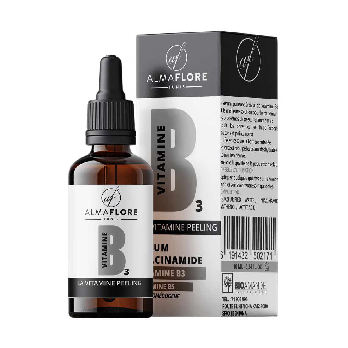 ALMAFLORE B3 SERUM VIT B3/B5 10ML