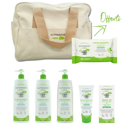 ALPHANOVA SAC DE MATERNITÉ FLEUR D'ORANGER