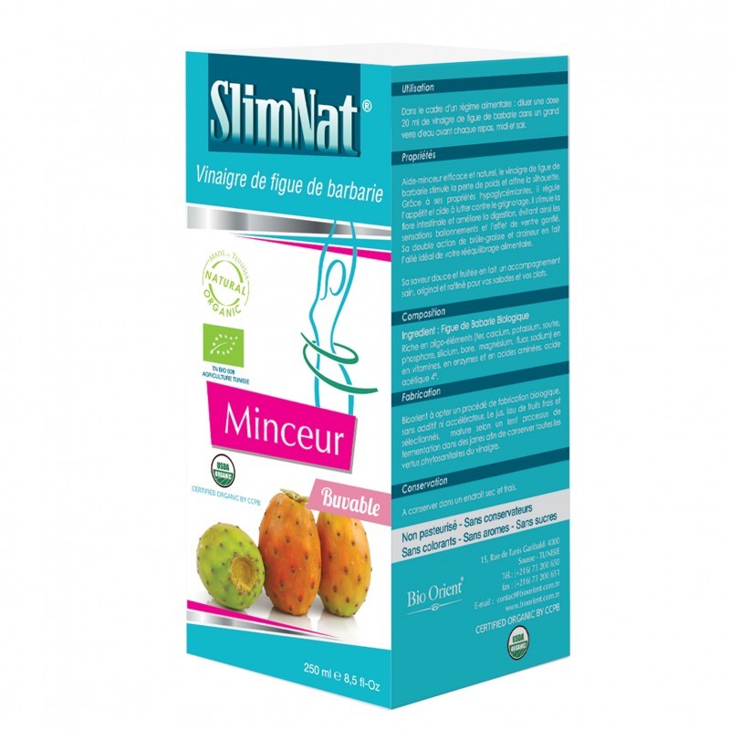 Bio Orient SlimNat Vinaigre de Figue de Barbarie 250ML