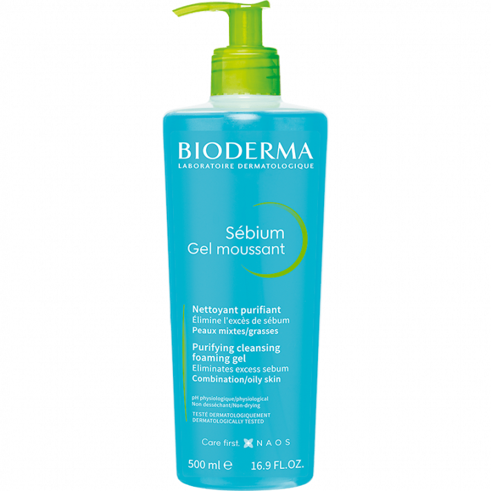 BIODERMA SEBIUM GEL MOUSSANT PURIFIANT 500ML