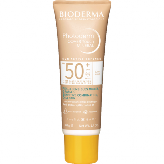 BIODERMA PHOTODERM COVER TOUCH MINERAL TEINTE CLAIRE SPF50+ 40G