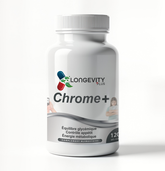 Longivity Plus Chrome Plus 120 Gélules