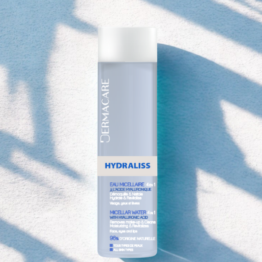 DERMACARE HYDRALISS EAU MICELLAIRE 4EN1 A L'ACIDE HYALURONIQUE 200ML