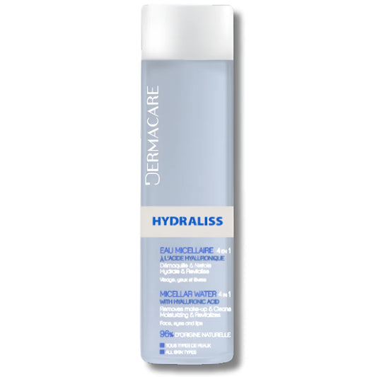DERMACARE HYDRALISS EAU MICELLAIRE 4EN1 A L'ACIDE HYALURONIQUE 200ML