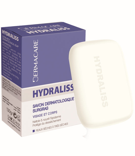 DERMACARE SAVON DERMATOLOGIQUE SURGRAS HYDRALISS 130 GR