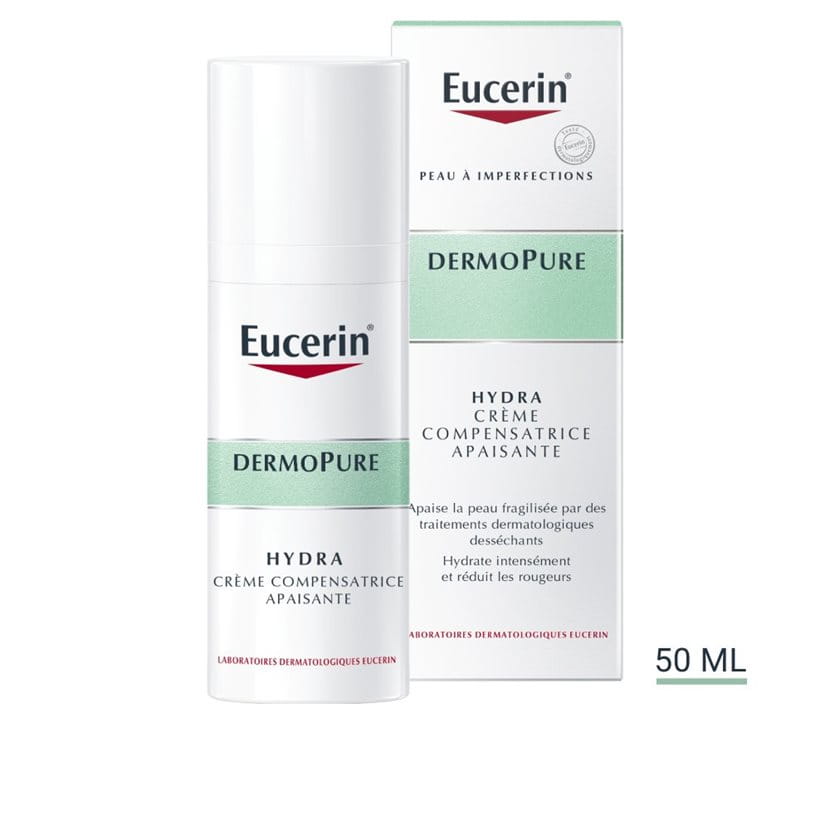 EUCERIN DERMOPURE HYDRA CREME COMPENSATRICE APAISANTE 50ML