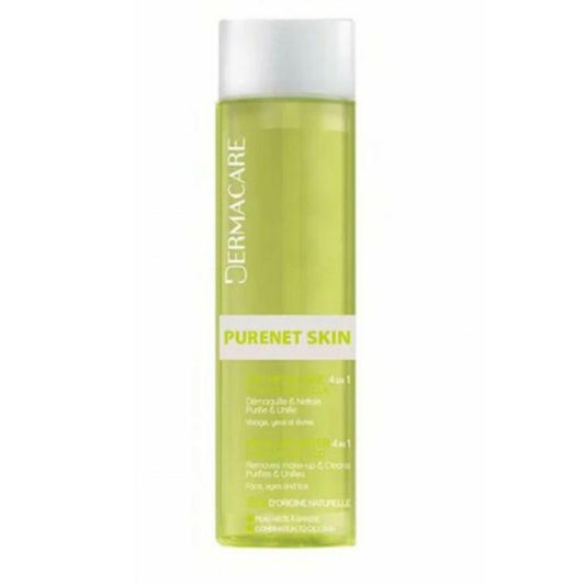 DERMACARE PURENET SKIN EAU MICELLAIRE 4EN1 A L'ACIDE GLYOLIQUE 200ML