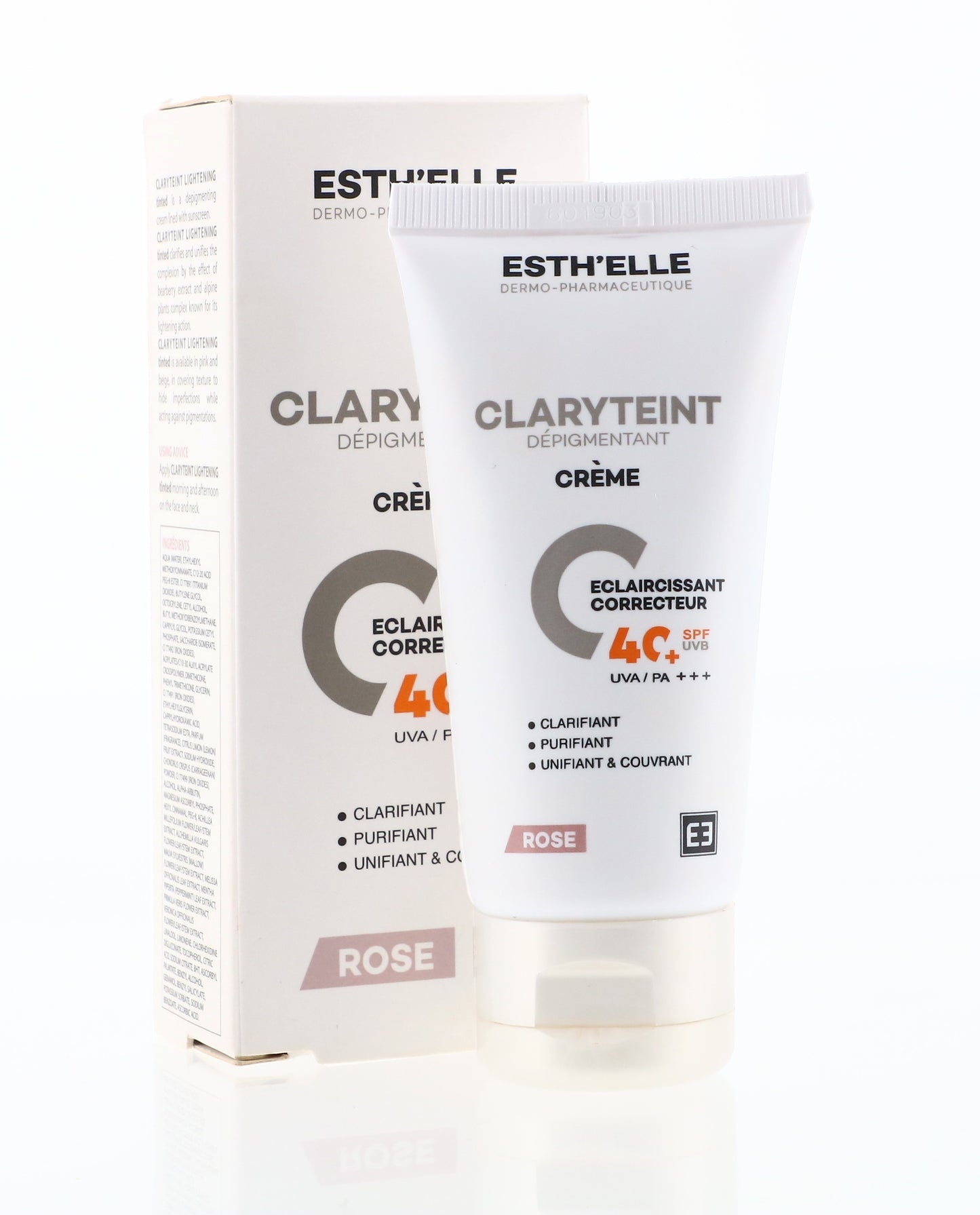 ESTHELLE ECRAN CLARYTEINT ROSE SPF 50