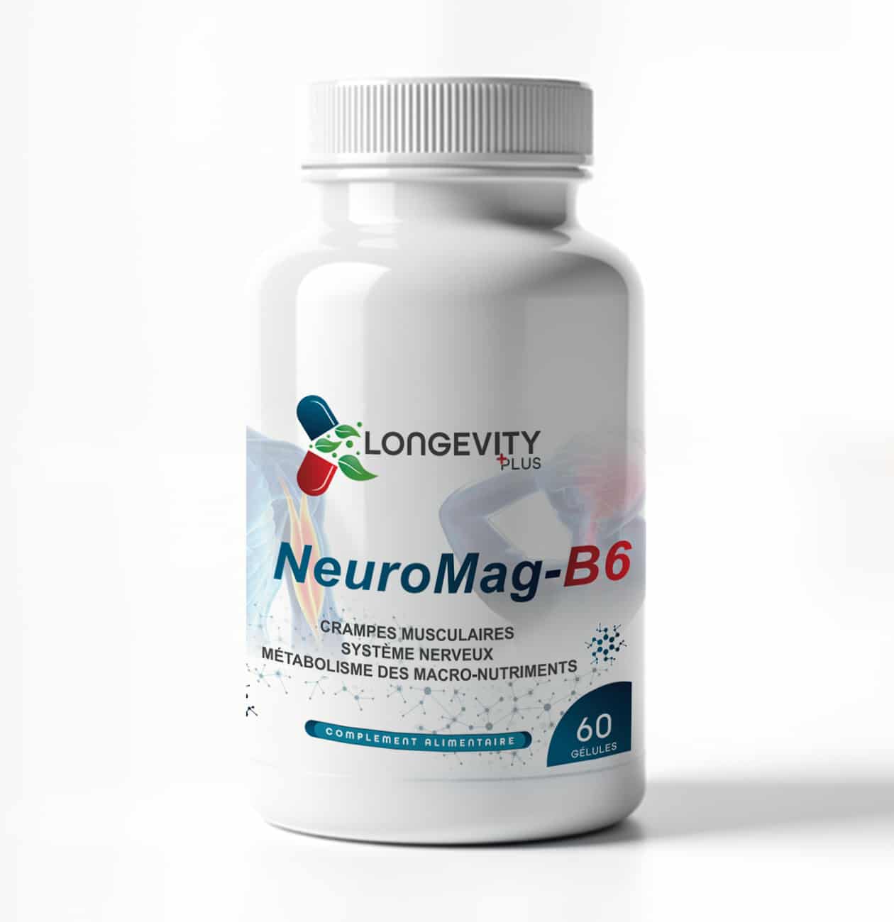 Longivity Plus NeuroMag-B6 (60 Gélules)