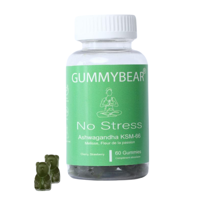 Gummy Bear Ashwagandha No stress 60 Gummies