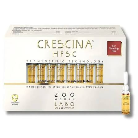 Crescina TTT Complet (Anti Chute+Repousse) 200 Femme 10 +10 Ampoules