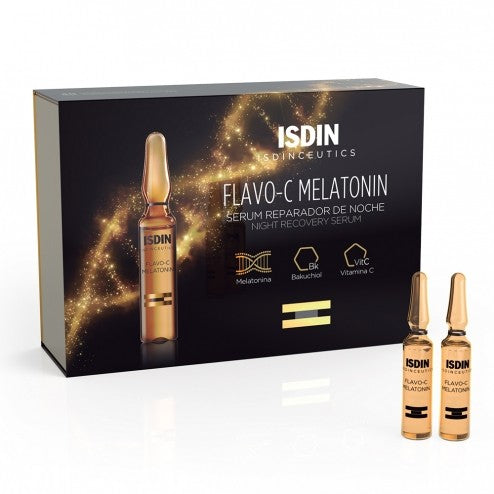 ISDIN ISDINCEUTICS FLAVO-C MELATONIN SERUM REPARATEUR NUIT 10 UNIDOSES DE 2ML